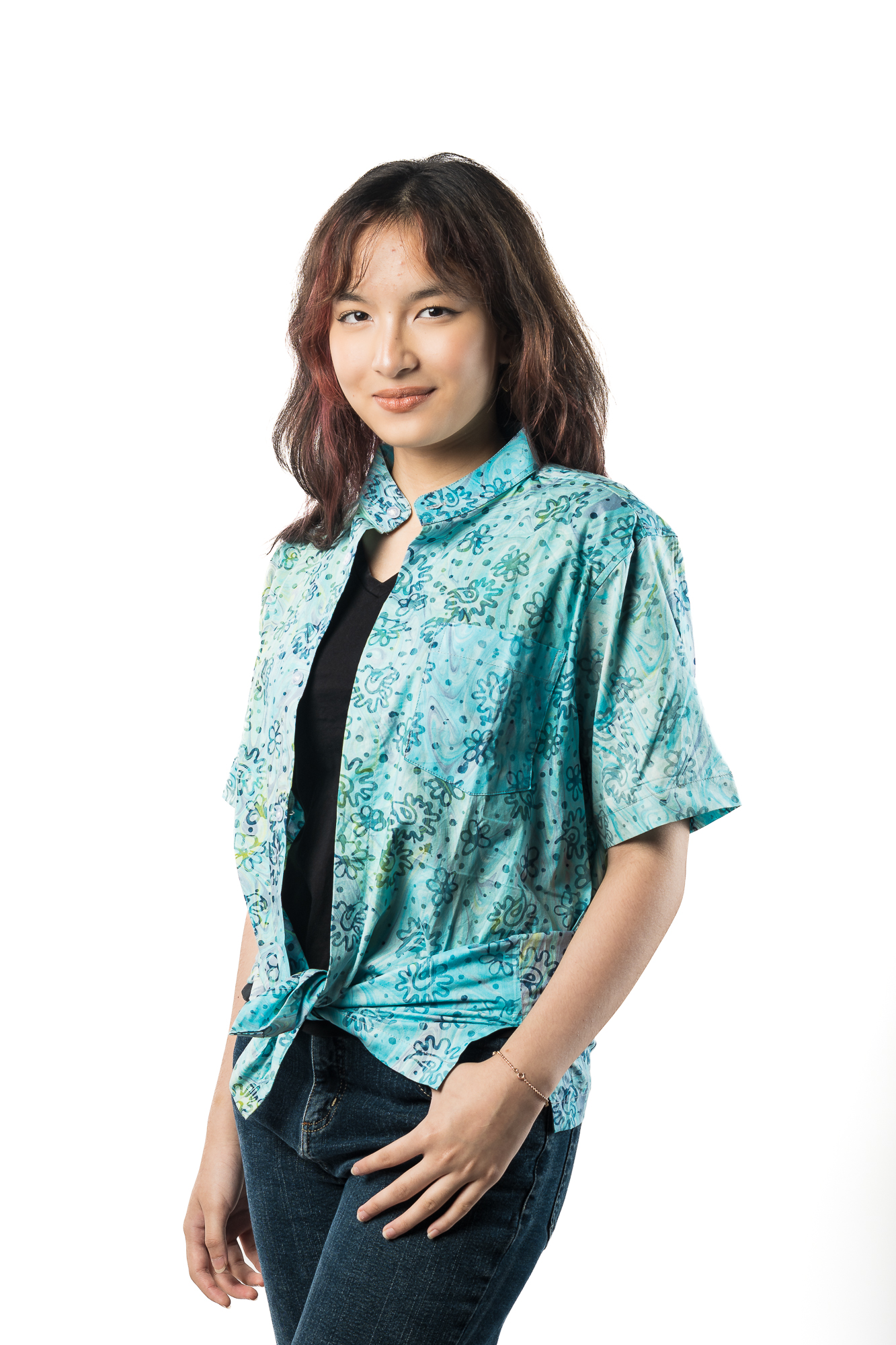 KAWI Short Sleeve Green Turquoise - Image 2