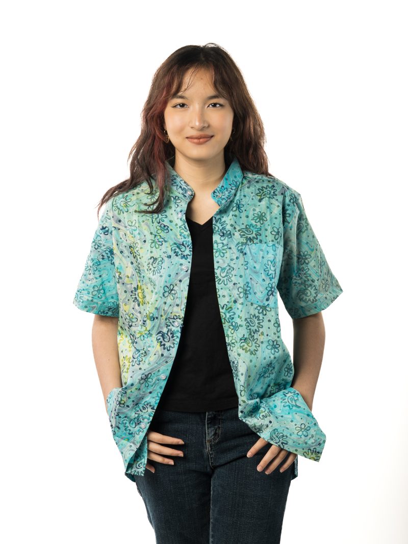 KAWI Short Sleeve Green Turquoise