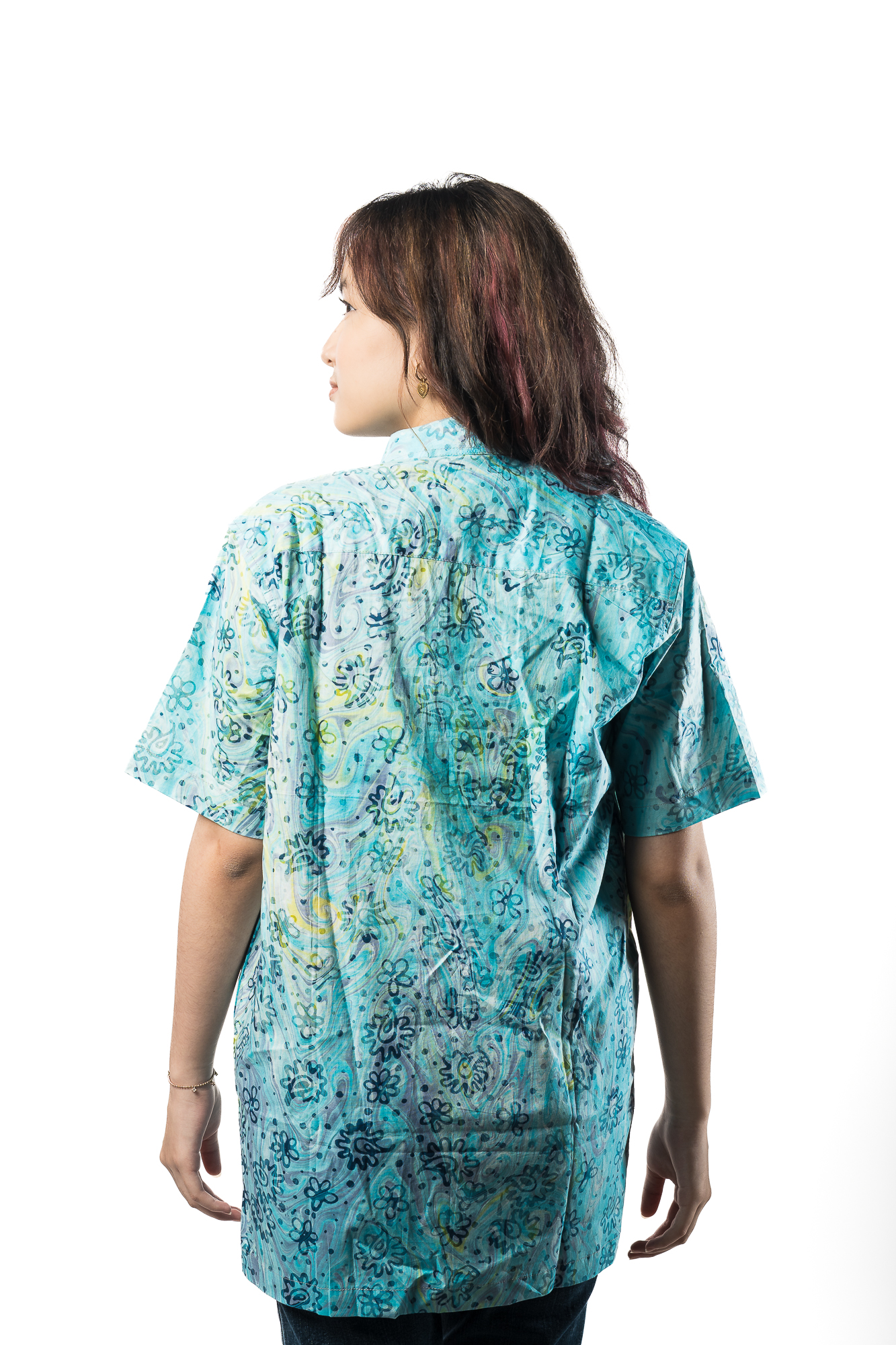 KAWI Short Sleeve Green Turquoise - Image 4
