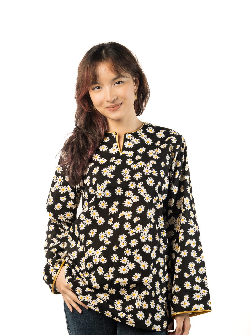 Modern Printed Black